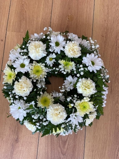 Lemon and White Wreath