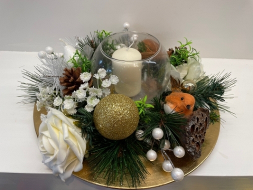 Artificial Christmas Table Arrangements 2